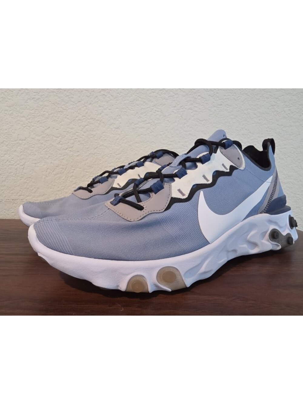 Size 12M/13.5W - Nike React Element 55 Indigo Fog Mystic New With Out Box